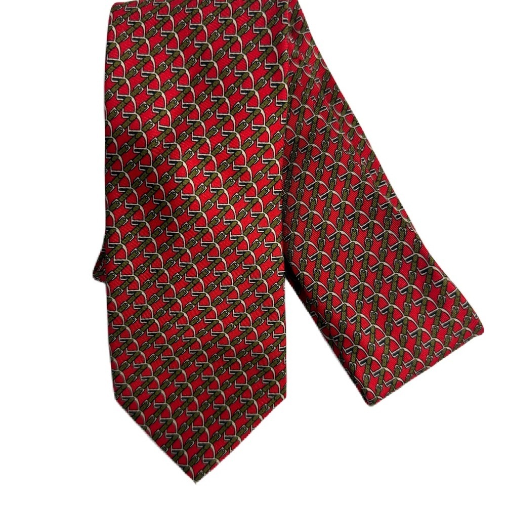 Tom Smith Elegant Red Patterned Men's Tie